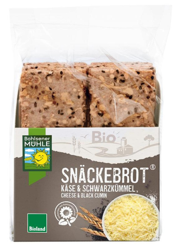 Produktfoto zu Snäckebrot Käse & Schwarzkümme
