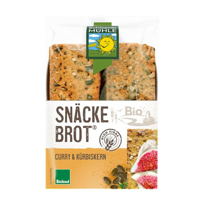Produktfoto zu Snäckebrot Curry & Kürbiskern